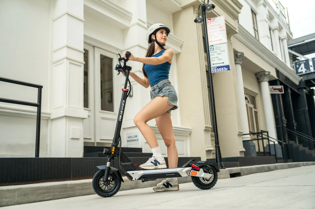 Kukirin electric scooter ready for the next daily ride